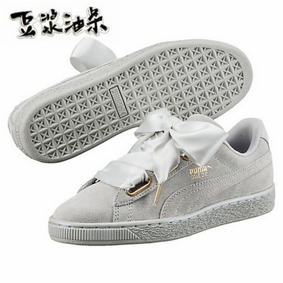 Puma Suede Basket Heart Women Shoes--002